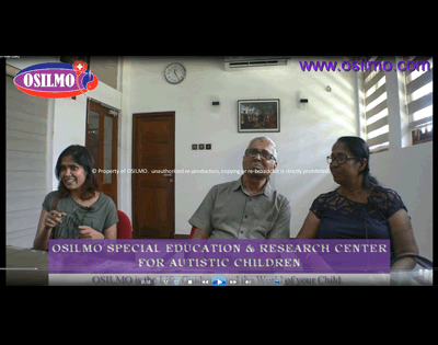 Another Australian child mother and grand parents giving feed backs about their child progress in Sinhala language