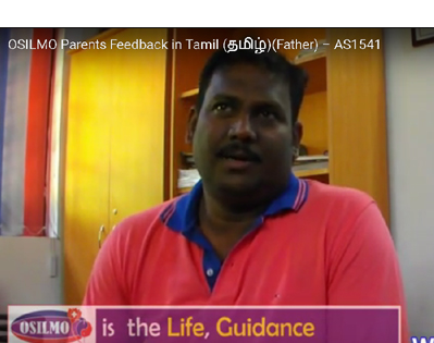 OSILMO Parents comment (Tamil) தமிழ் - AS1575
